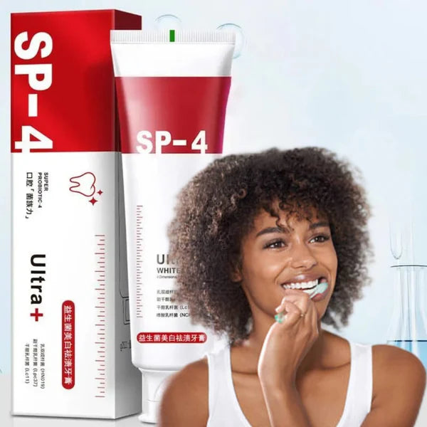 Dentifrice SP4 blanchissant probiotique Gestion de la santé bucco-dentaire(Élimine des années de taches)
